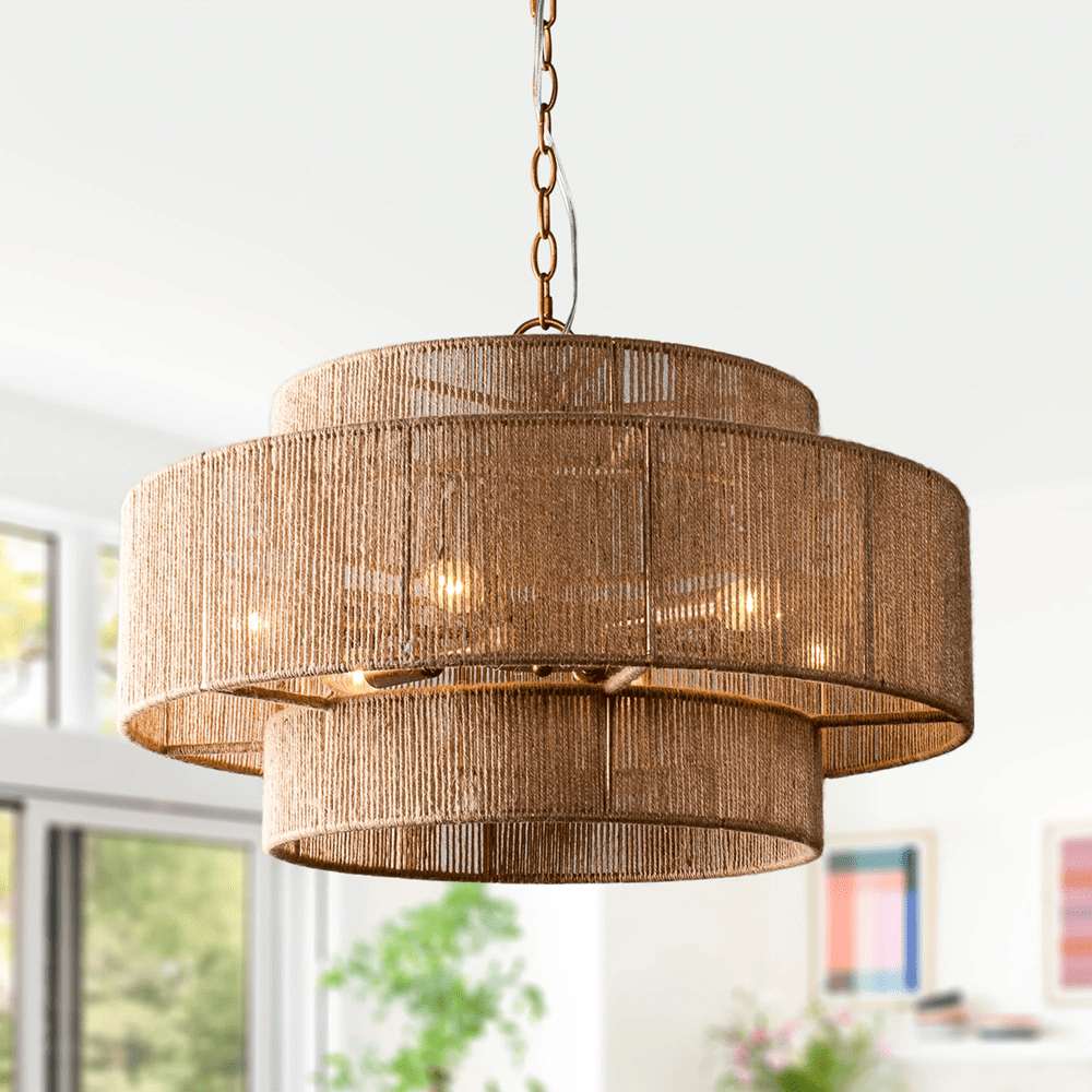 Luzerne 6 - Light 3-Tier Drum Chandelier